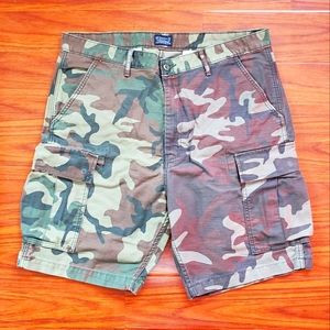 Levi's Camouflage Cargo Denim Shorts